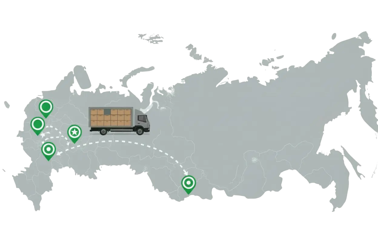 FTL (Full Truck Load) / Полная машина 1/2/5/10/20 тонн из Екатеринбурга