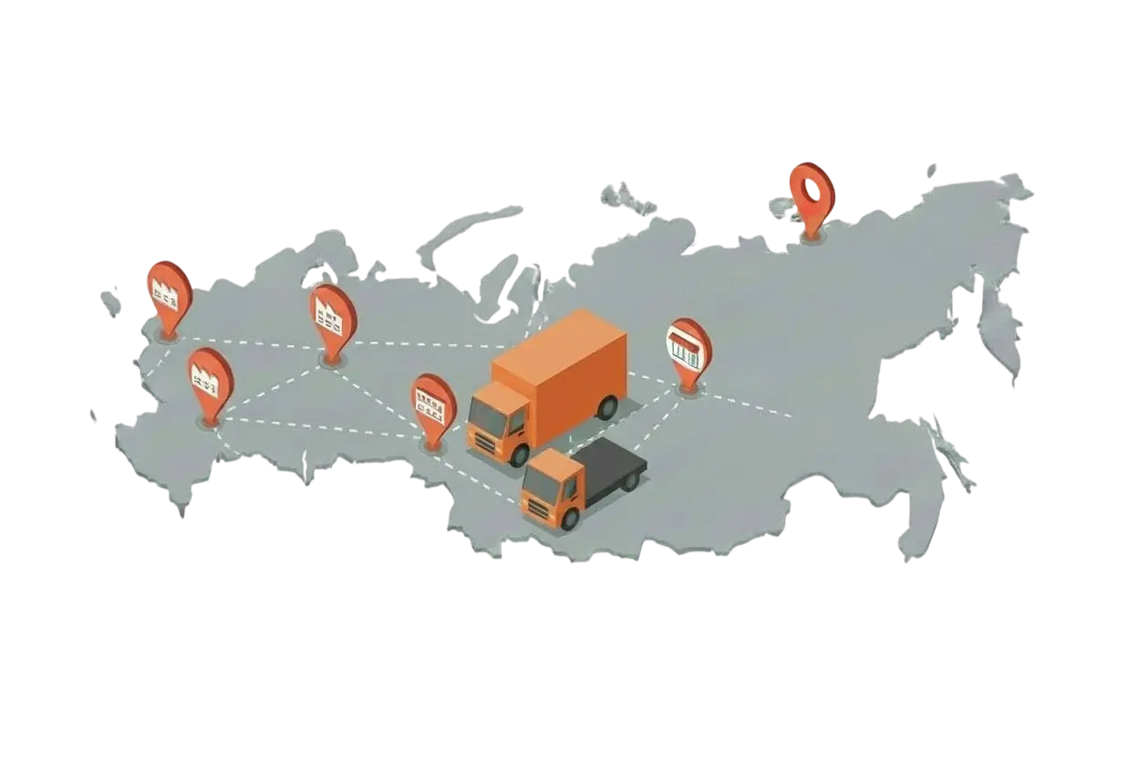 Доставка груза в строймаркеты из Екатеринбурга
