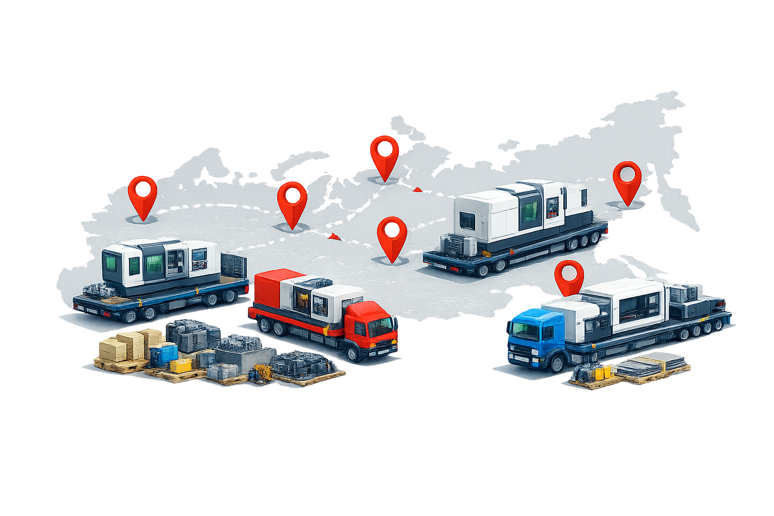 Перевозка станков в Екатеринбурге